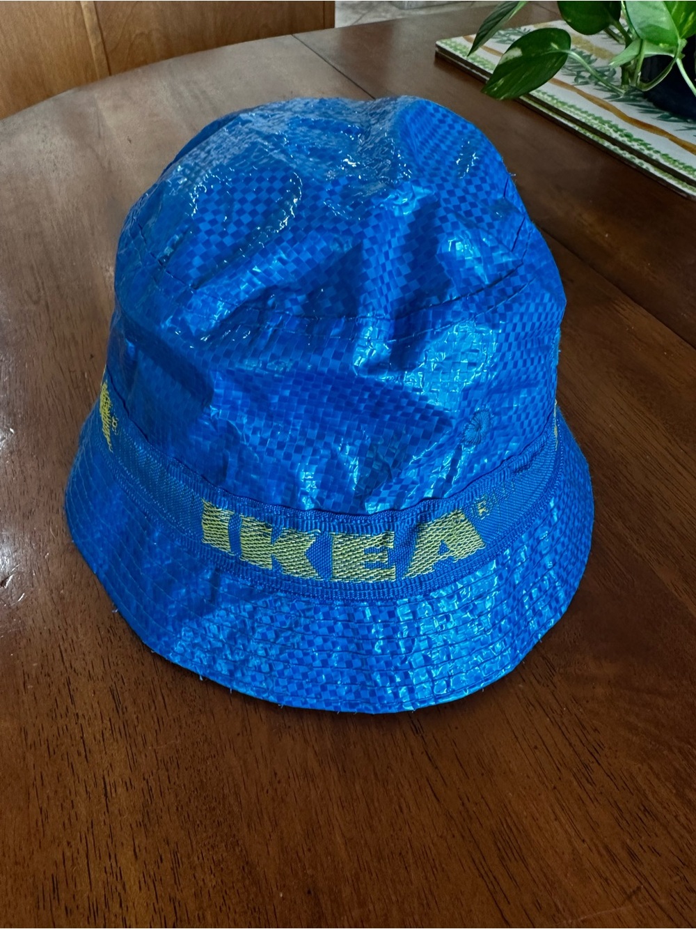 IKEA Blue Recycled Tote Rain Bucket Hat